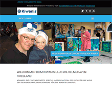 Tablet Screenshot of kiwanis-wilhelmshaven-friesland.de